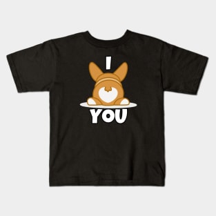 I Love You Corgi Kids T-Shirt